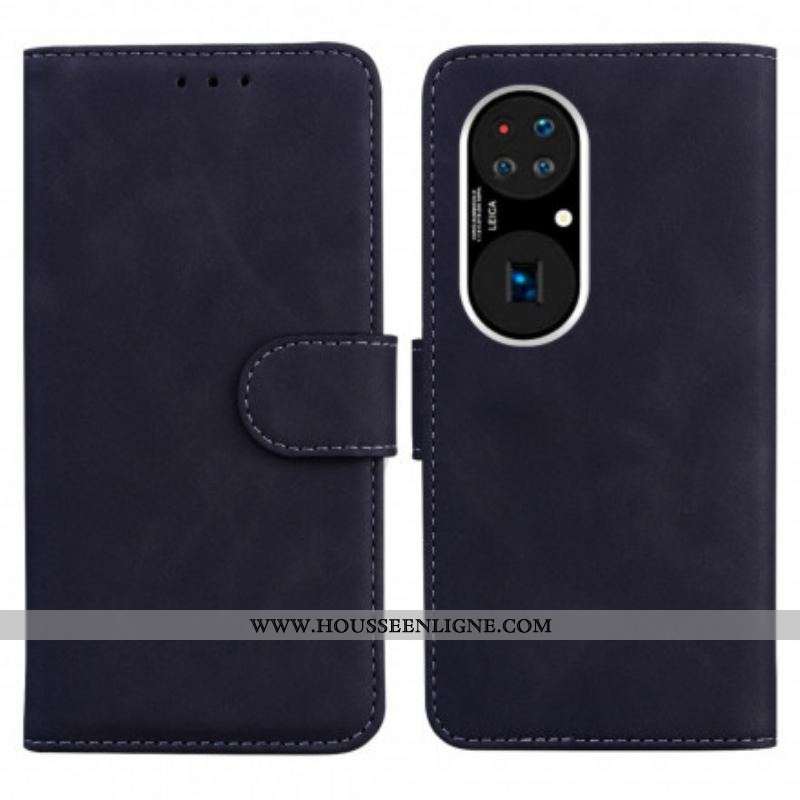 Housse Huawei P50 Pro Style Cuir Vintage Couture