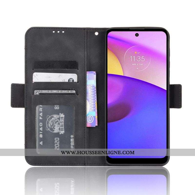 Housse Moto E40 / E30 / E20 Classe Première Multi-Cartes
