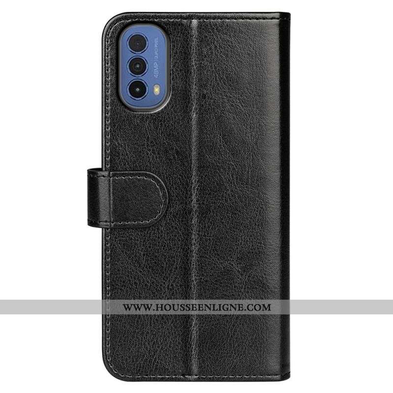 Housse Moto E40 / E30 / E20 Effet Cuir Design