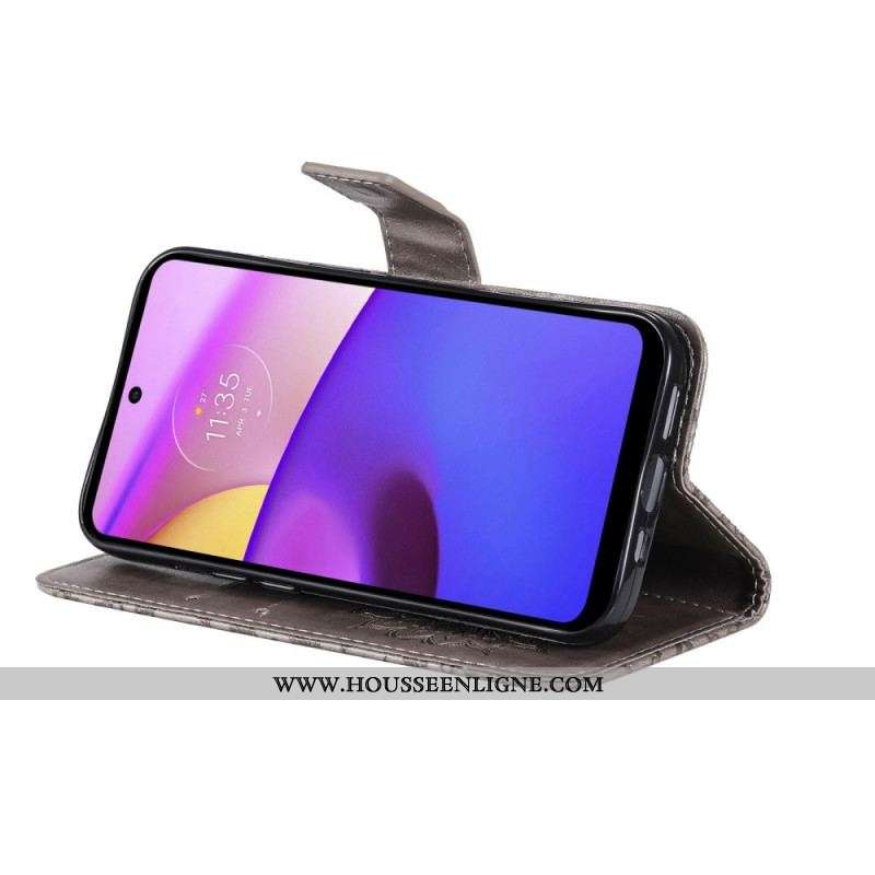 Housse Moto E40 / E30 / E20 Fleur de Soleil