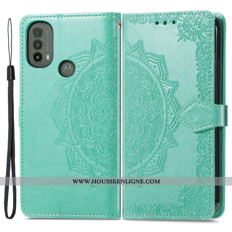 Housse Moto E40 / E30 / E20 Mandala Moyen Age