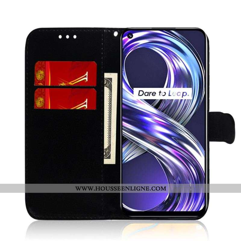 Housse Moto E40 / E30 / E20 Simili Cuir Couverture Miroir