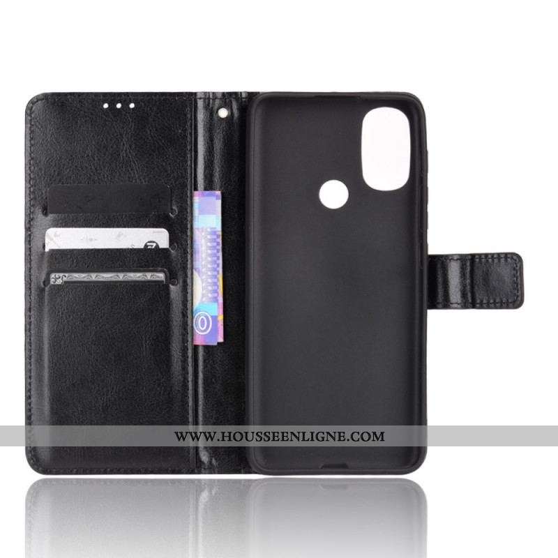 Housse Moto E40 / E30 / E20 Simili Cuir Flashy