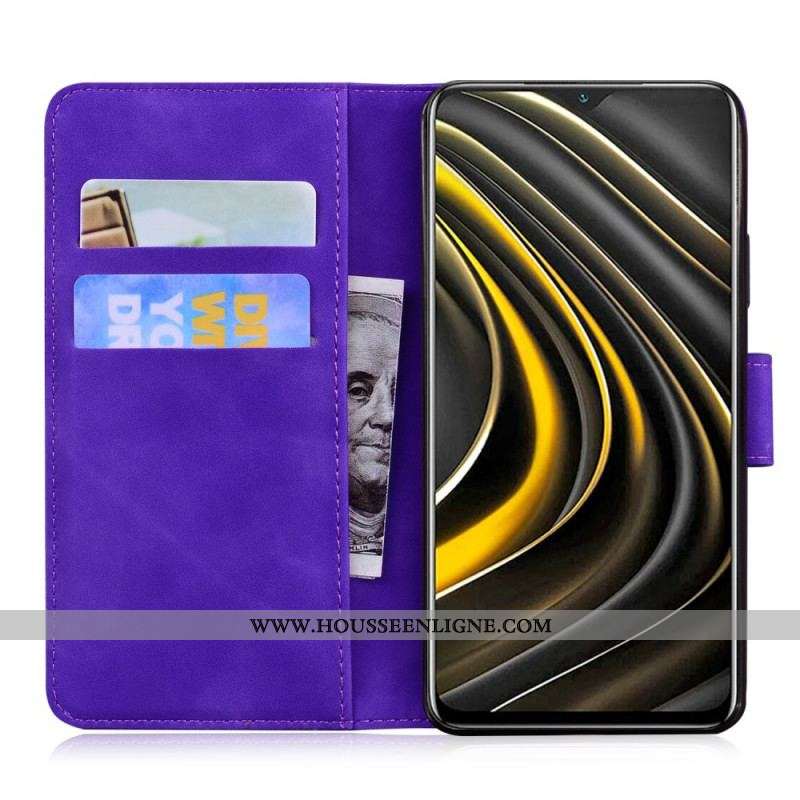 Housse Moto E40 / E30 / E20 Skin-Touch Papillon