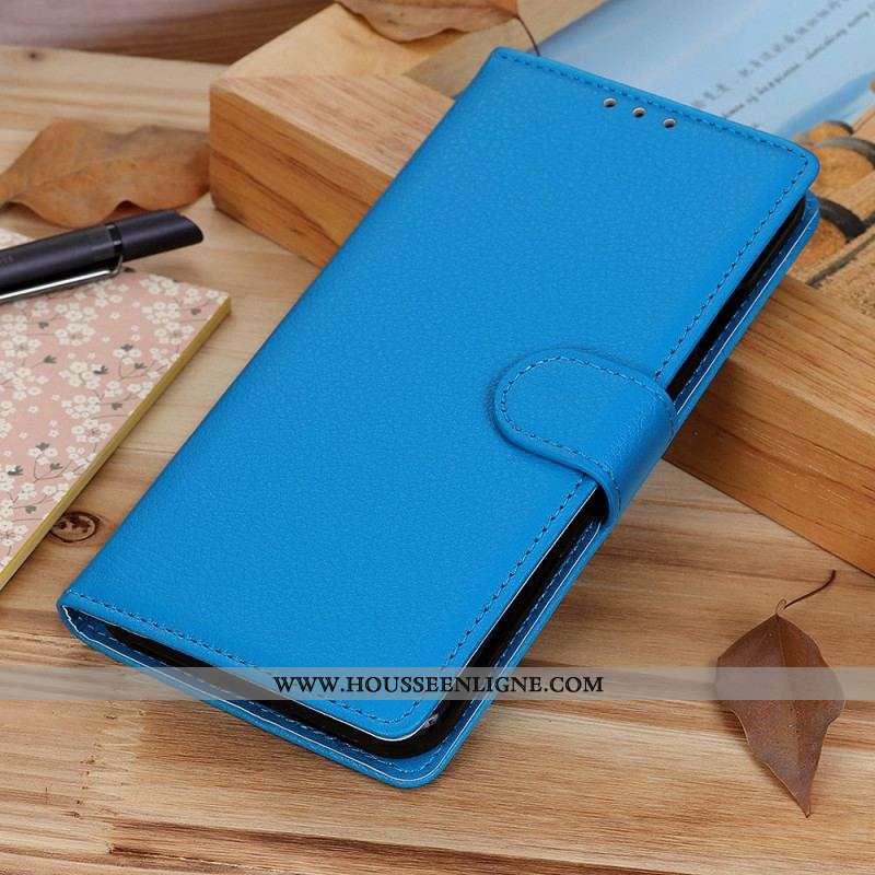Housse Moto E40 / E30 / E20 Traditionnellement Litchi