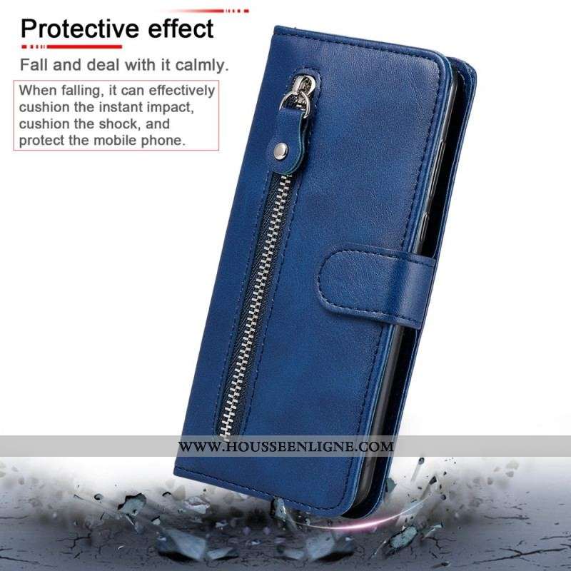 Housse Moto E40 / E30 / E20 Vintage Porte-Monnaie