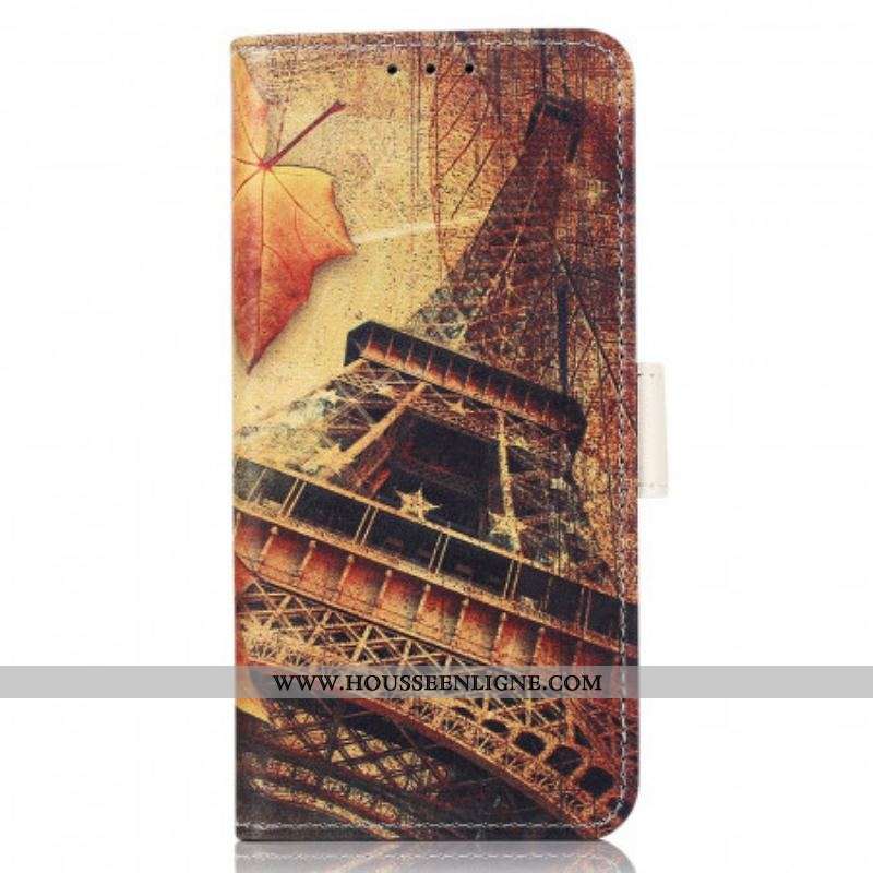 Housse Moto G$1 / G31 Tour Eiffel En Automne