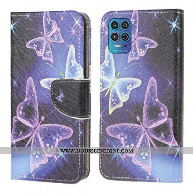 Housse Moto G100 Butterflies