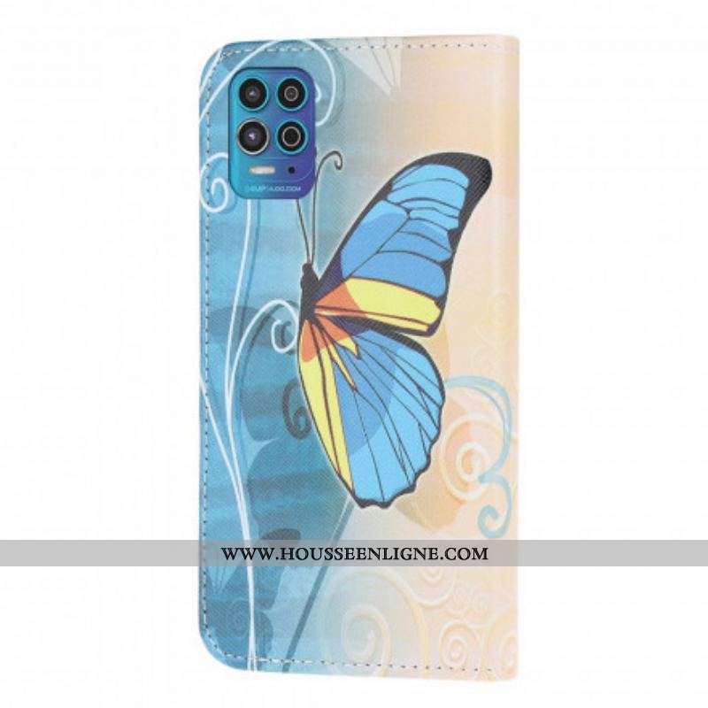Housse Moto G100 Butterflies