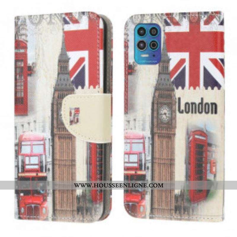 Housse Moto G100 London Life