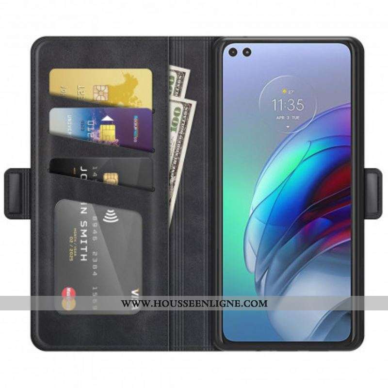 Housse Moto G100 Rabat Double