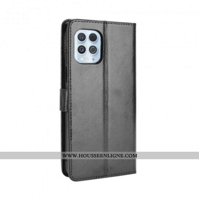 Housse Moto G100 Simili Cuir Flashy