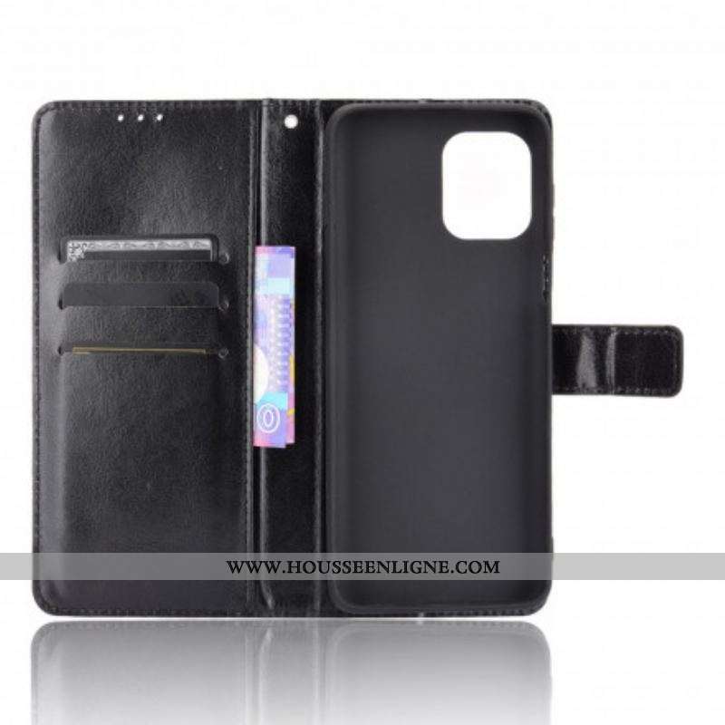 Housse Moto G100 Simili Cuir Flashy