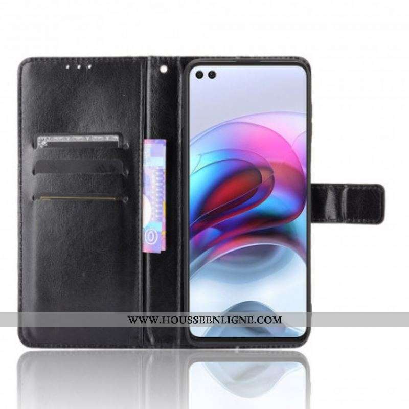 Housse Moto G100 Simili Cuir Flashy