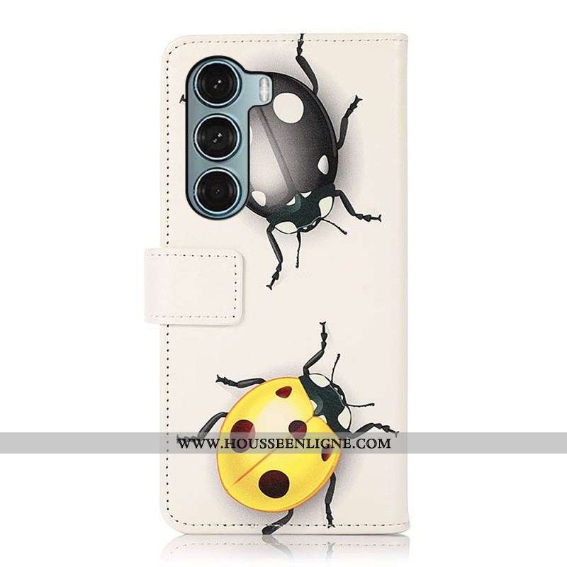 Housse Moto G200 5G Coccinelles