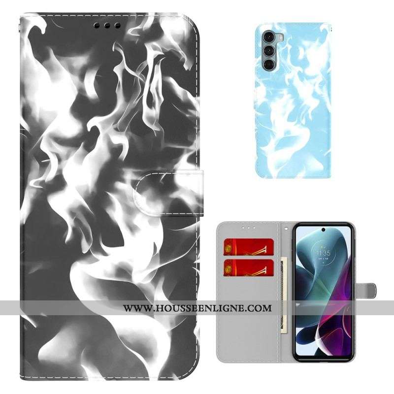 Housse Moto G200 5G Motif Abstrait