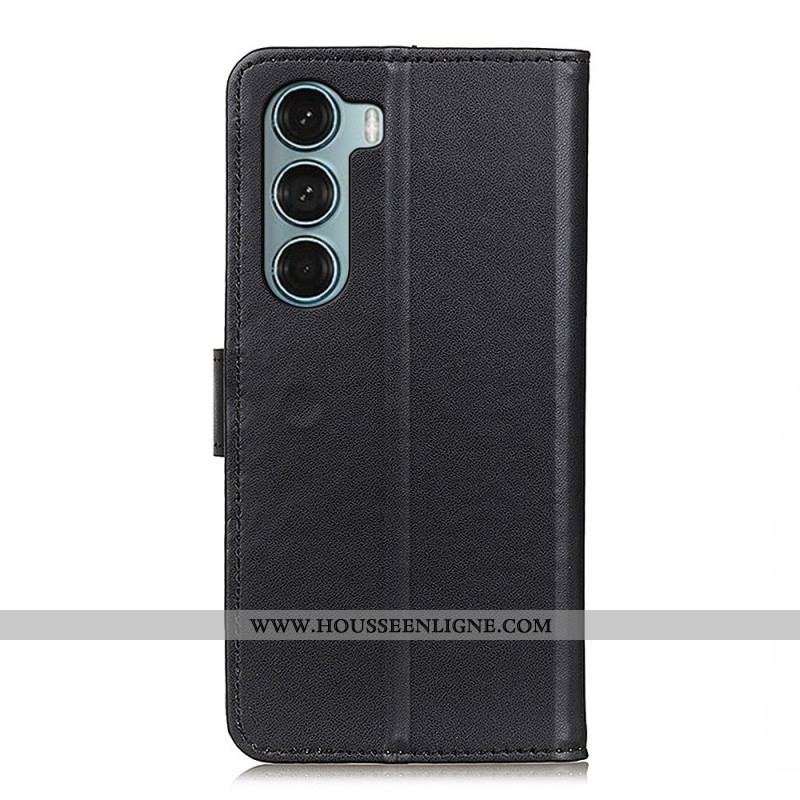 Housse Moto G200 5G Simili Cuir Simple