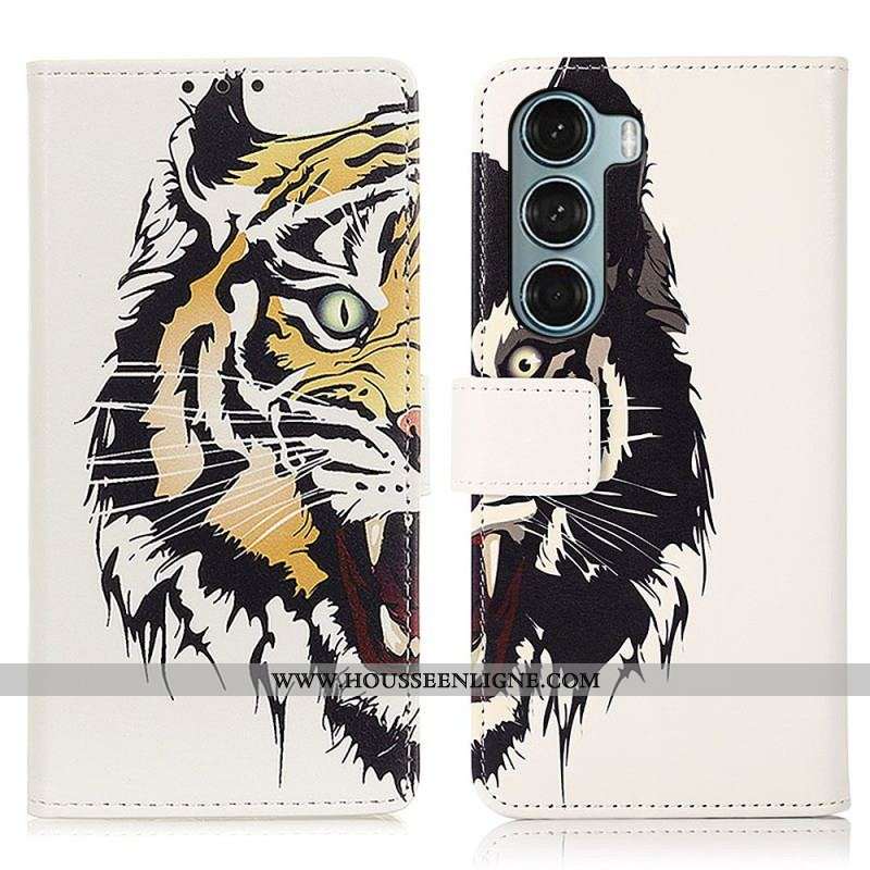 Housse Moto G200 5G Tigre Féroce