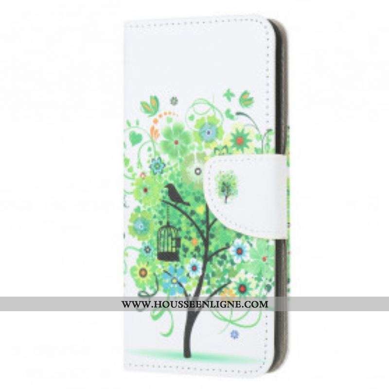 Housse Moto G30 / Moto G10 Arbre Fleuri