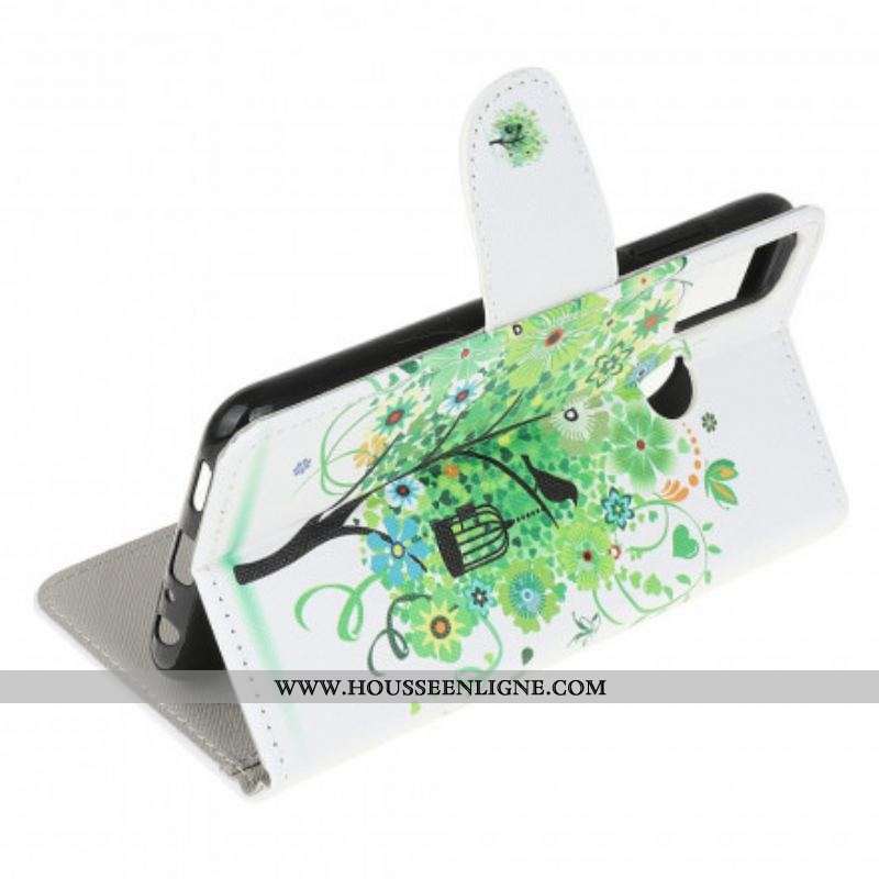 Housse Moto G30 / Moto G10 Arbre Fleuri