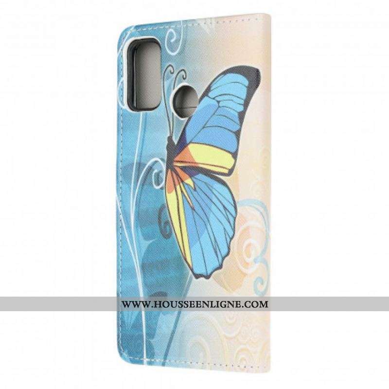 Housse Moto G30 / Moto G10 Butterflies
