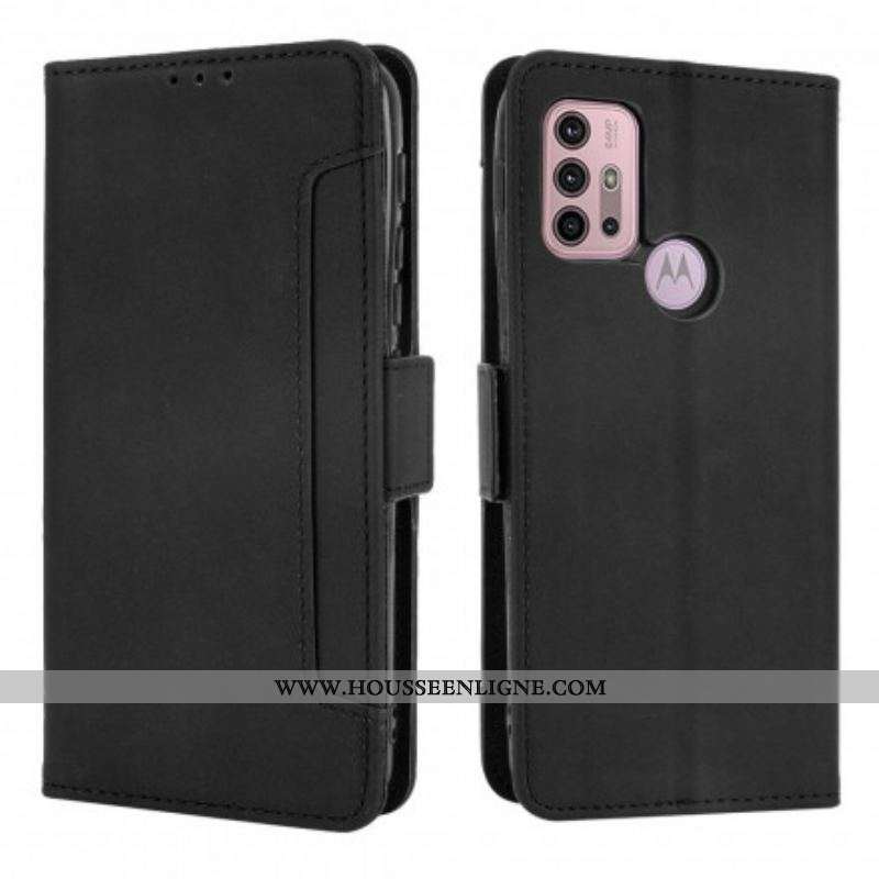 Housse Moto G30 / Moto G10 Classe Première Multi-Cartes