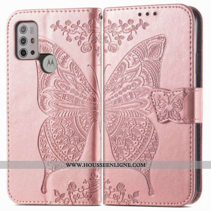 Housse Moto G30 / Moto G10 Demi Papillon