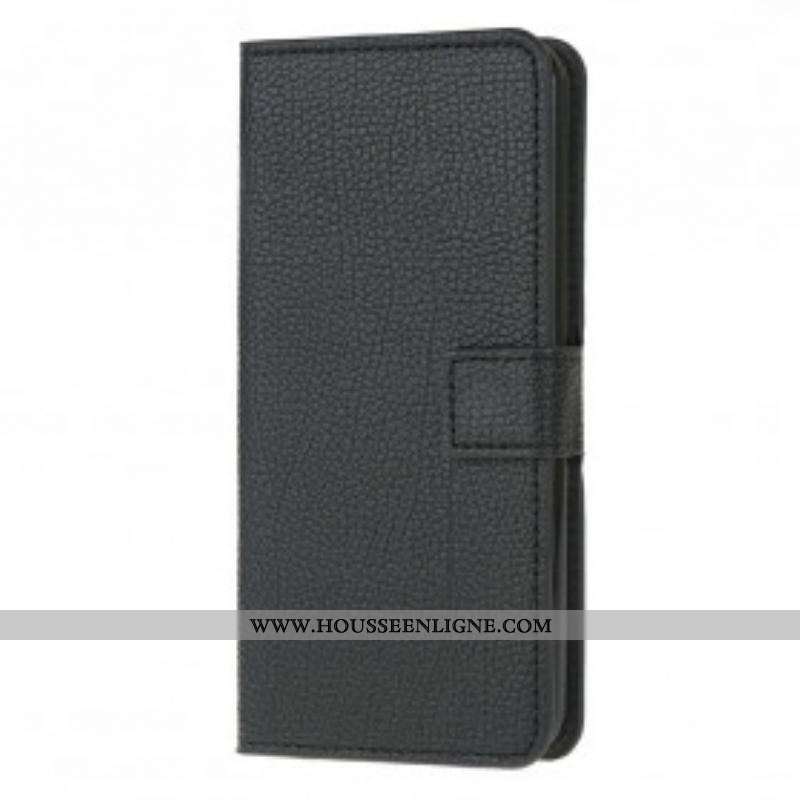 Housse Moto G30 / Moto G10 Effet Cuir Grain Litchi