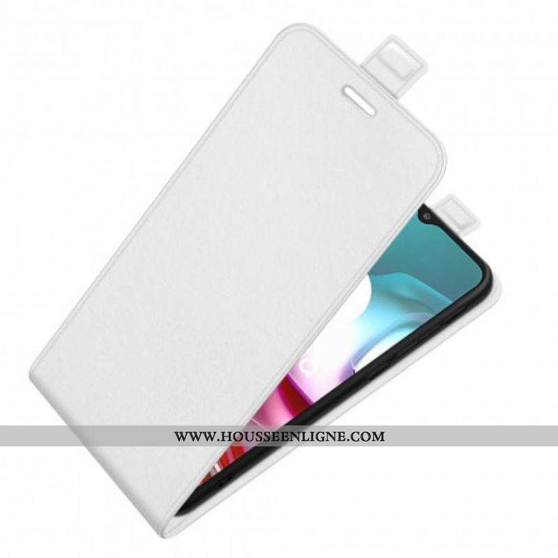 Housse Moto G30 / Moto G10 Effet Cuir Rabat Vertical