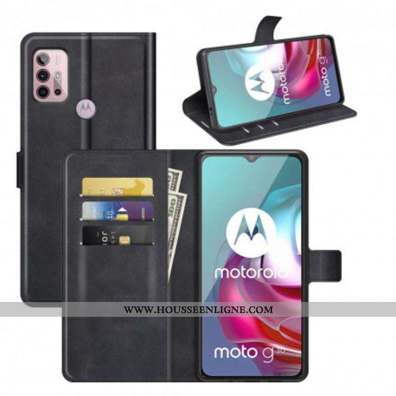 Housse Moto G30 / Moto G10 Fermoir Magnétique