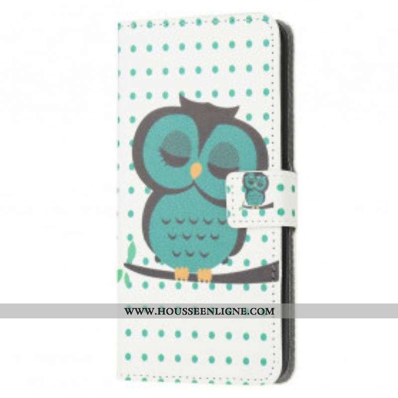 Housse Moto G30 / Moto G10 Hibou Endormi