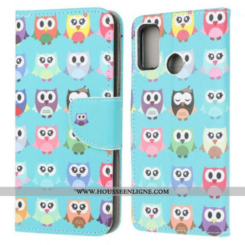 Housse Moto G30 / Moto G10 Multiples Hiboux