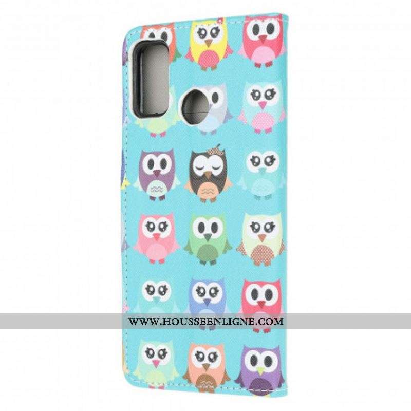 Housse Moto G30 / Moto G10 Multiples Hiboux