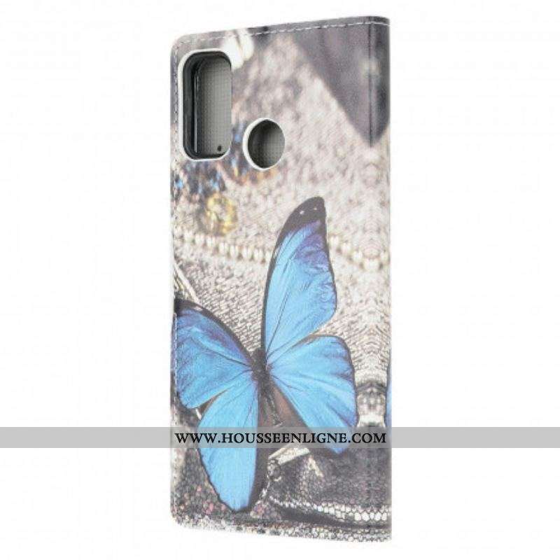 Housse Moto G30 / Moto G10 Papillon Couleur