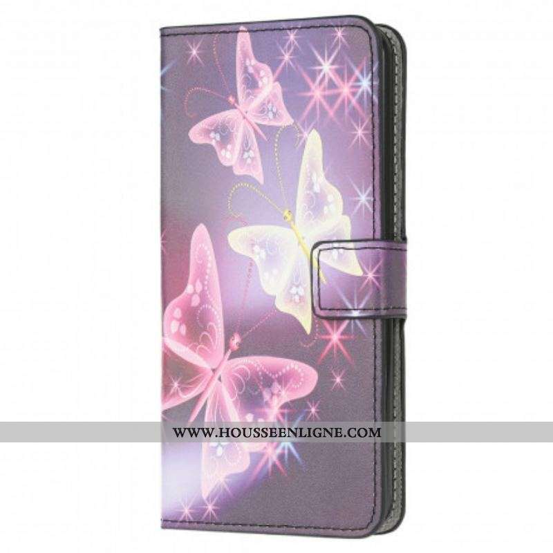 Housse Moto G30 / Moto G10 Papillons et Fleurs
