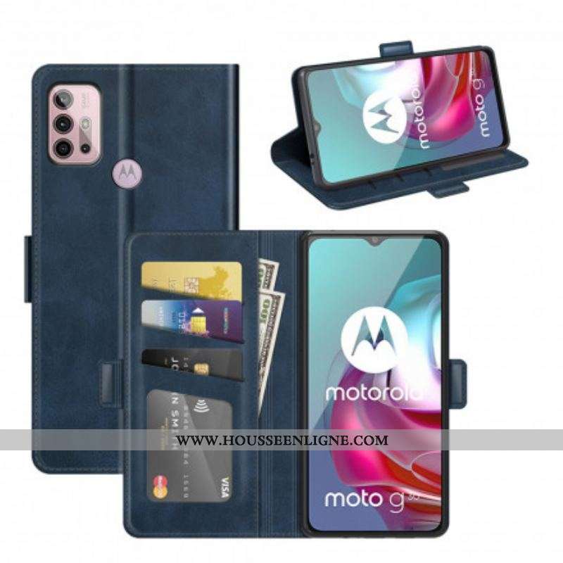 Housse Moto G30 / Moto G10 Rabat Double