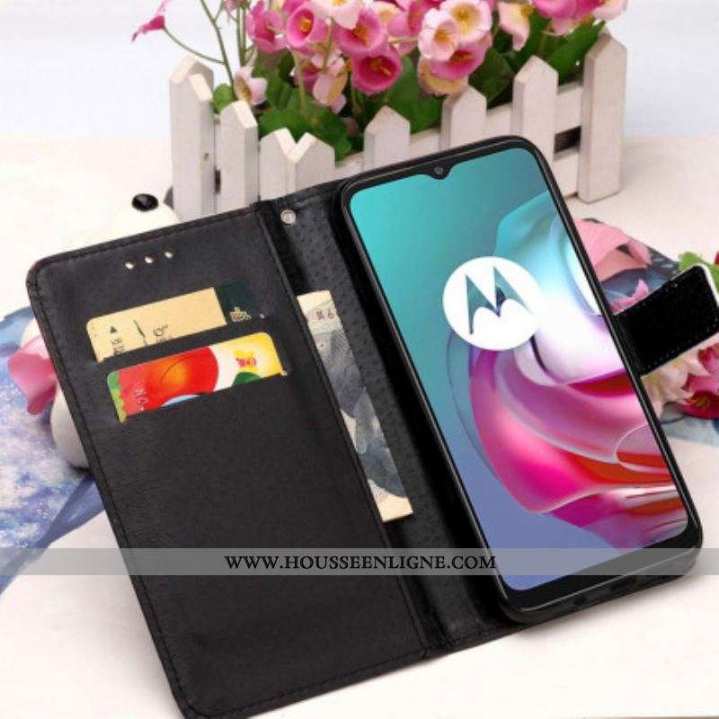 Housse Moto G30 / Moto G10 Roses Dorées