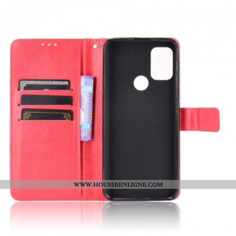 Housse Moto G30 / Moto G10 Simili Cuir Flashy