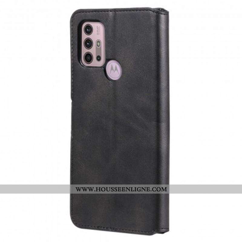 Housse Moto G30 / Moto G10 Simili Cuir New Colors