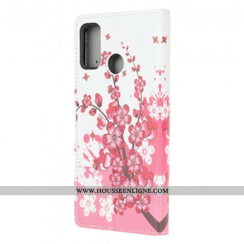 Housse Moto G30 / Moto G10 Tropical Flowers