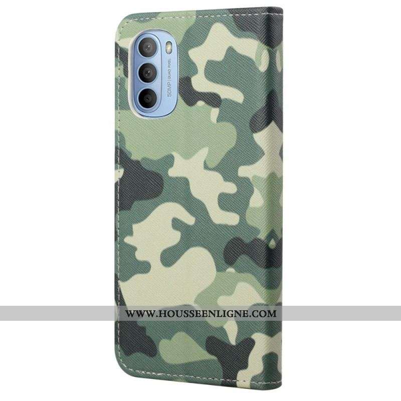 Housse Moto G41 / G31 Camouflage Militaire
