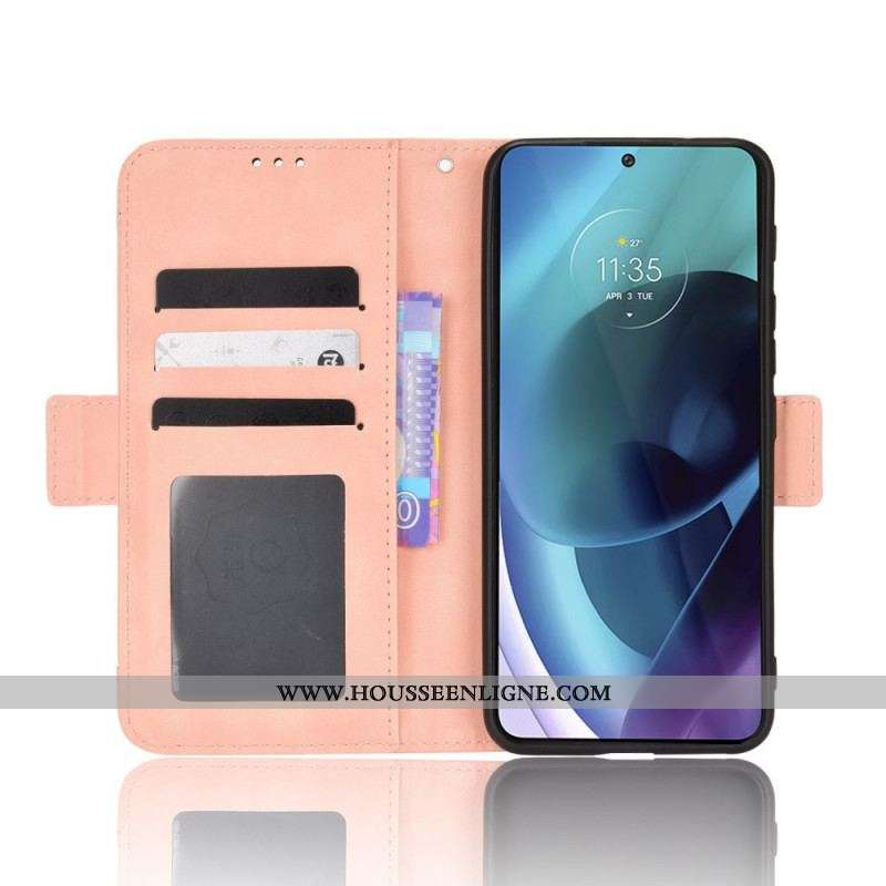Housse Moto G41 / G31 Classe Première Multi-Cartes