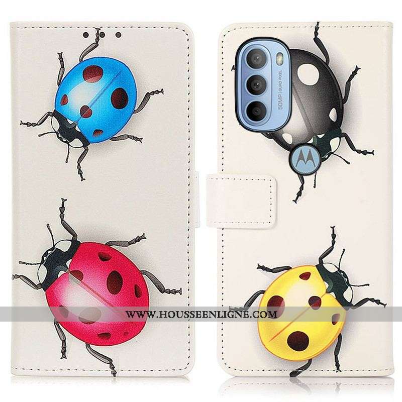 Housse Moto G41 / G31 Coccinelles