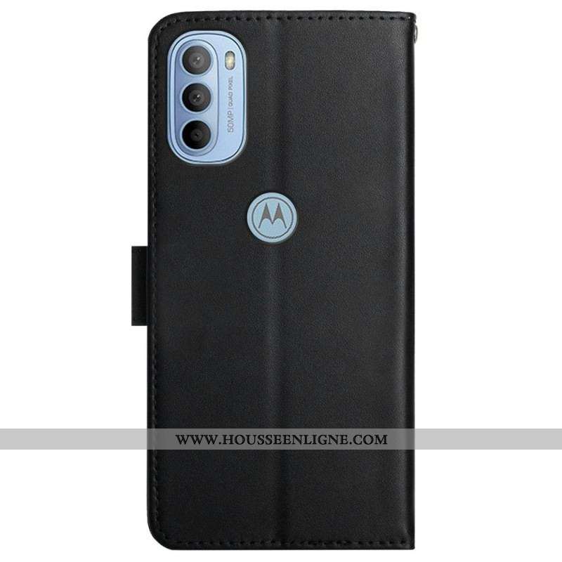 Housse Moto G41 / G31 Cuir Nappa Véritable