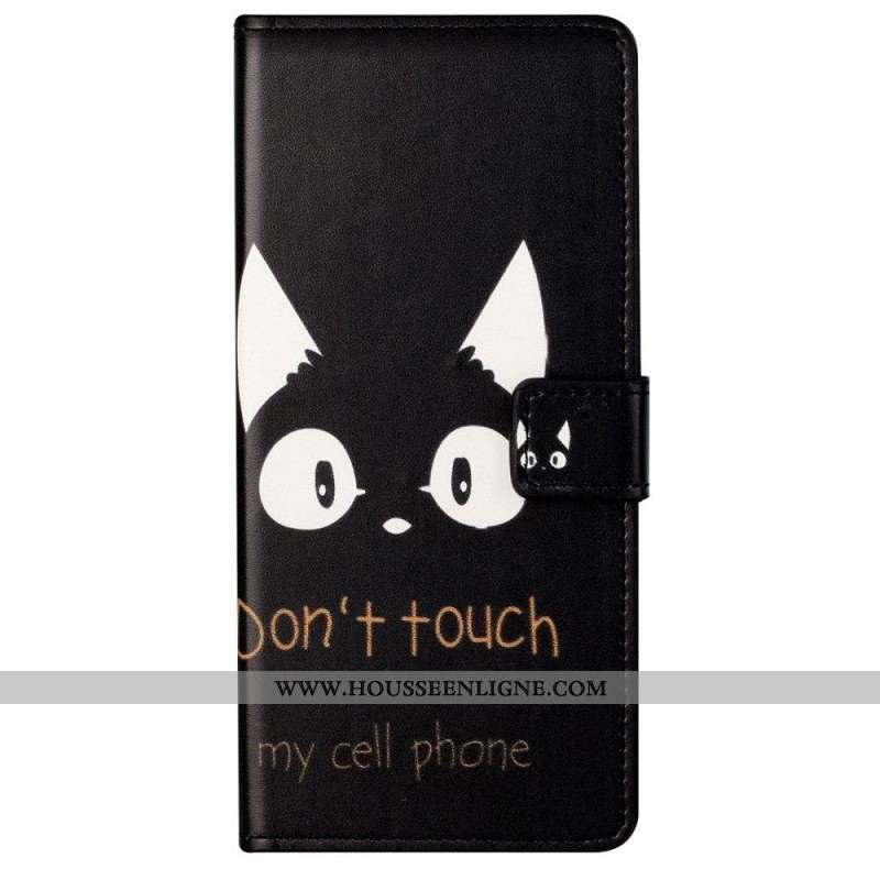 Housse Moto G41 / G31 Don't Touch My Cell Phone