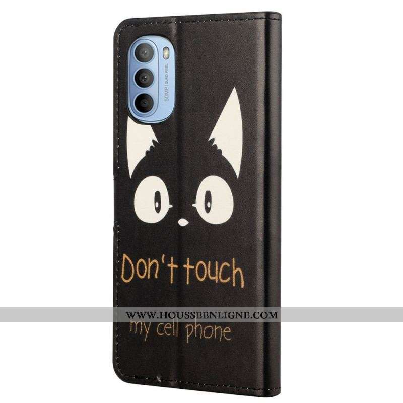 Housse Moto G41 / G31 Don't Touch My Cell Phone