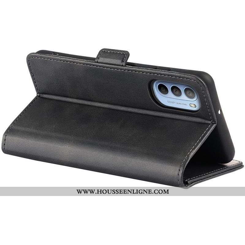 Housse Moto G41 / G31 Double Rabat