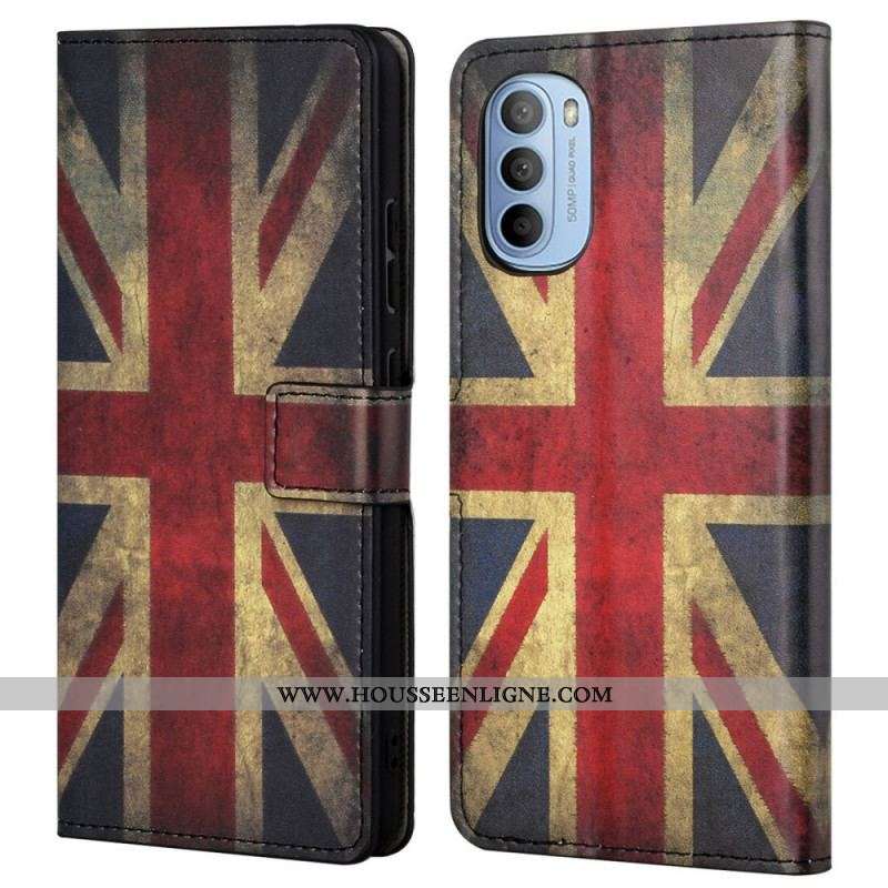 Housse Moto G41 / G31 Drapeau Angleterre