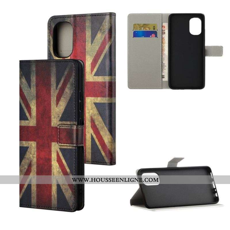 Housse Moto G41 / G31 Drapeau Angleterre