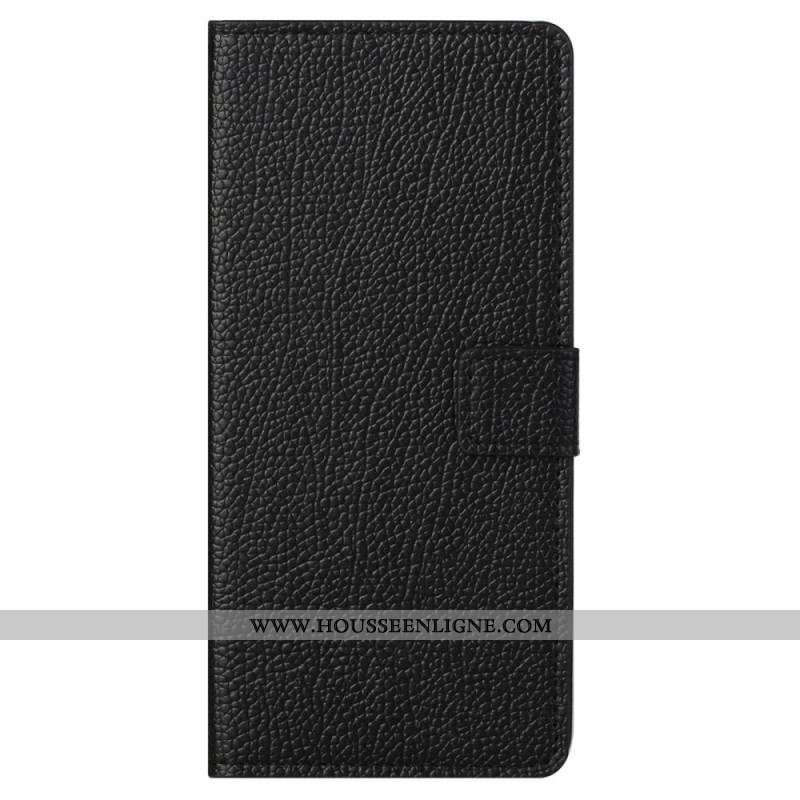 Housse Moto G41 / G31 Effet Cuir Grain Litchi